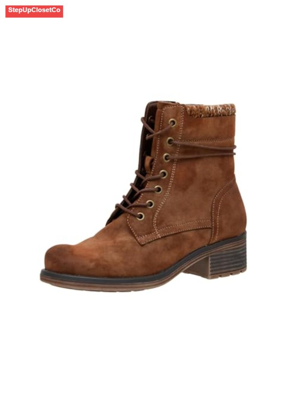 Cushionaire Women's Ankle Hiking Boots w/ Memory Foam & Side Zipper